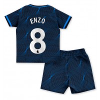 Maglie da calcio Chelsea Enzo Fernandez #8 Seconda Maglia Bambino 2023-24 Manica Corta (+ Pantaloni corti)